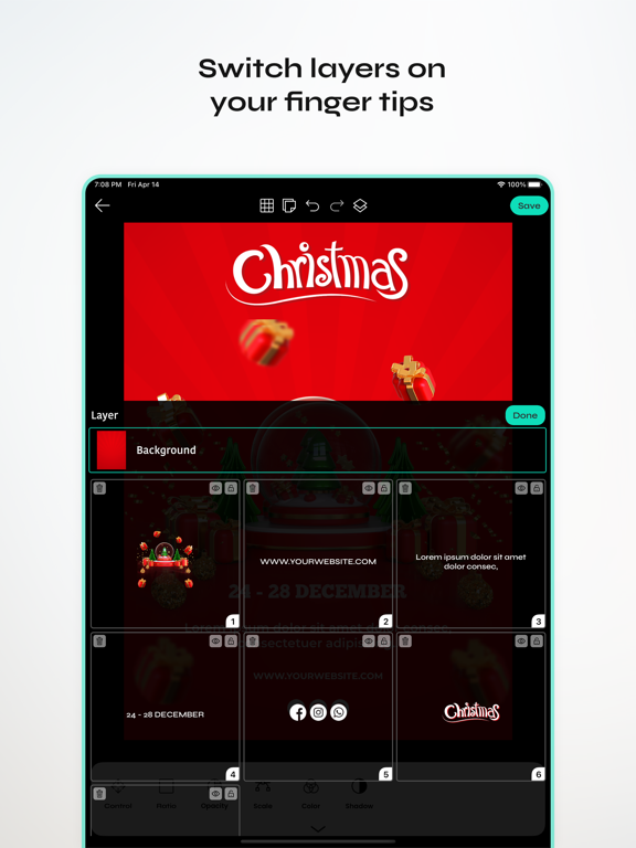 FlyArt - Flyer Creator iPad screenshot 8 - Graphics & Design app