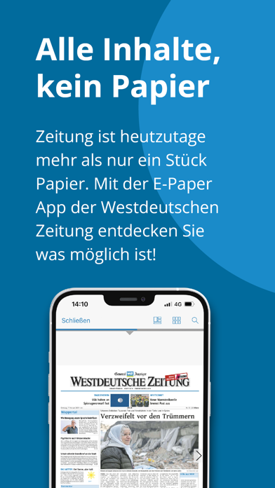 Westdeutsche Zeitung E-Paper Screenshot