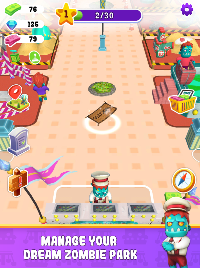 Idle Park Tycoon Zombie World