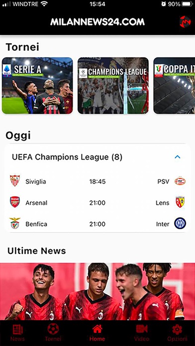 Milannews24 Screenshot