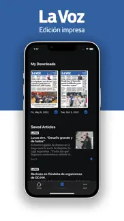la voz - edición impresa iphone screenshot 2