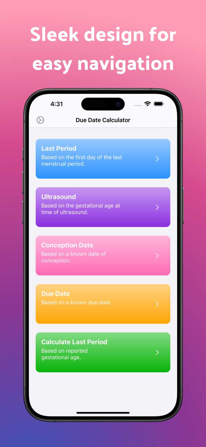 OB Wheel Pregnancy Tracker
