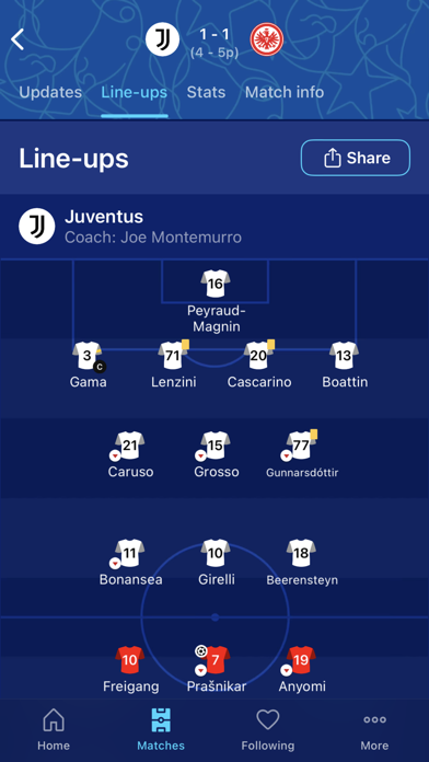 UEFA Women's Champions League Screenshot