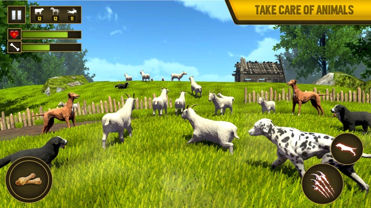 Stray Dog Simulator Games 2018 screenshot-3