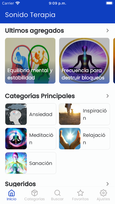 Sonido Terapia - Relajacion Screenshot