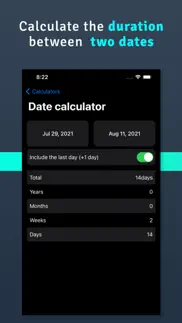 time calculator⁺ iphone screenshot 2