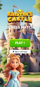 Kristin's Castle: Jewels Match screenshot #1 for iPhone