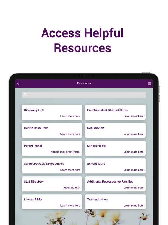 Lincoln Elementary Denver iPad screenshot 1 - Education app