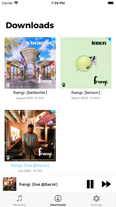 frangi. Screenshot