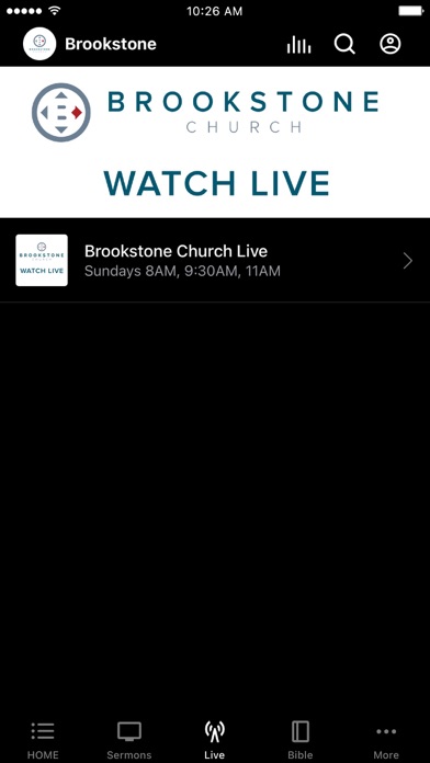 Brookstone Baptist Church Screenshot