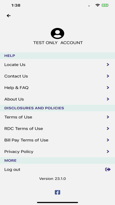 CoopFed Mobile Screenshot