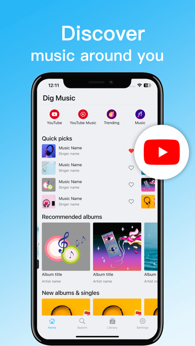 Dig Music-Offline Video & MP3 Screenshot