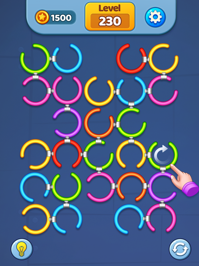 Rotate Rings - Circle Puzzle