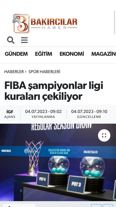 Bakırcılar Haber Screenshot