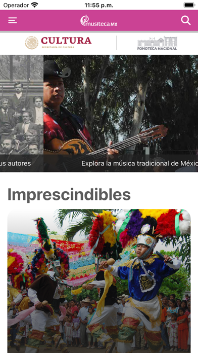 Musiteca app Screenshot