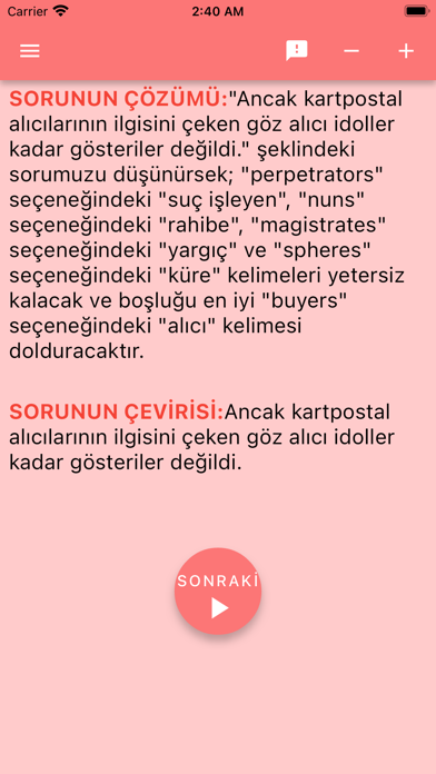 Çözümlü YDS İngilizce Screenshot