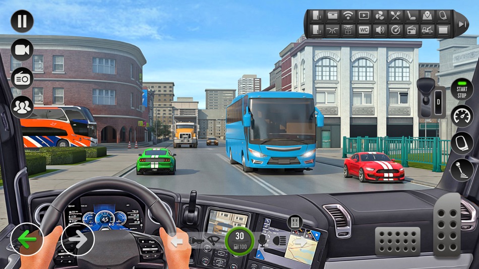 #1 bus driving sim games pro + - 1.0 - (iOS)