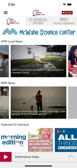 Game screenshot Alabama Public Radio apk