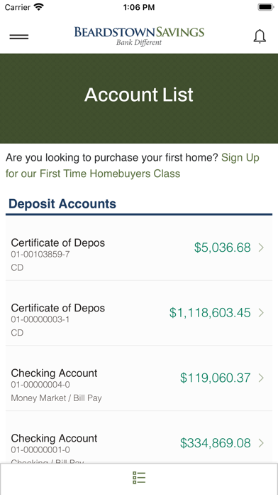 Beardstown Savings s.b. Screenshot