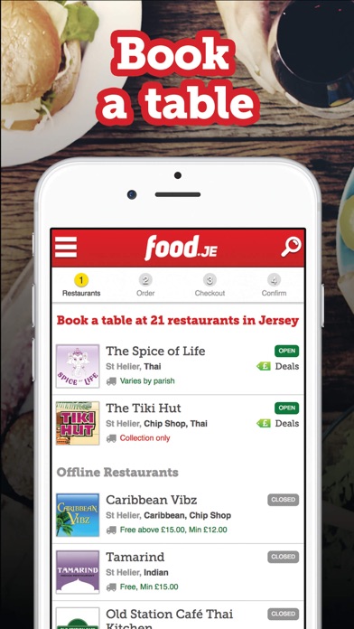 Food.je - Takeaway Food Jersey Screenshot