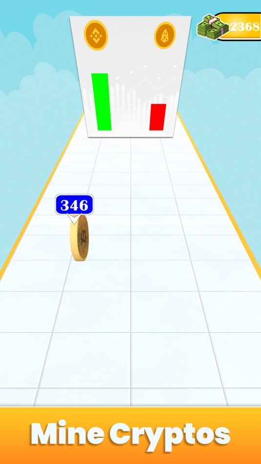 #3. Crypto Rush 3D Coin Roll Race (iOS) 由: Vector Labs Limited
