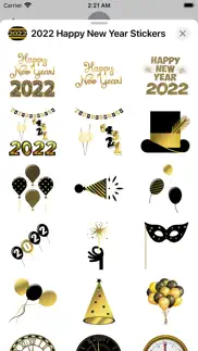2022 happy new year stickers iphone screenshot 2