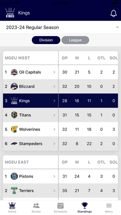Dauphin Kings Official App Screenshot
