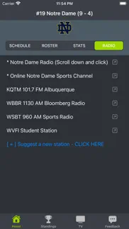 notre dame football iphone screenshot 4