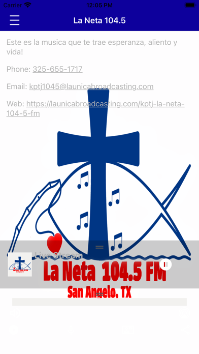 La Neta 104.5 Screenshot