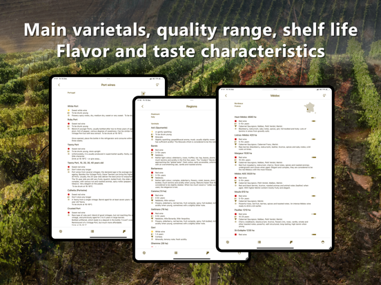 Wijnprofielen & druivenrassen iPad app afbeelding 4