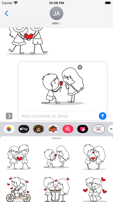 Love Love Stickers Pack # 2 Screenshot