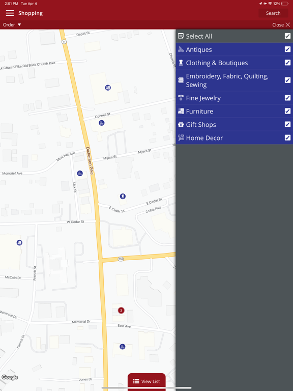 Visit Goodlettsville iPad screenshot 4 - Travel app