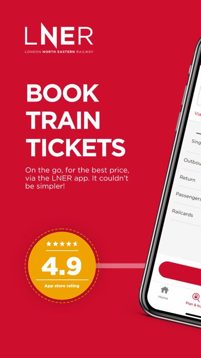 LNER | Train Times & Tickets Screenshot