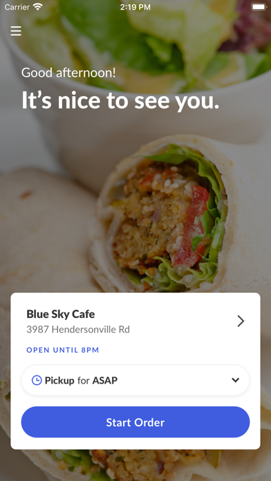 Blue Sky Cafe Screenshot
