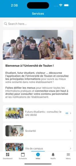 Game screenshot UnivToulon apk