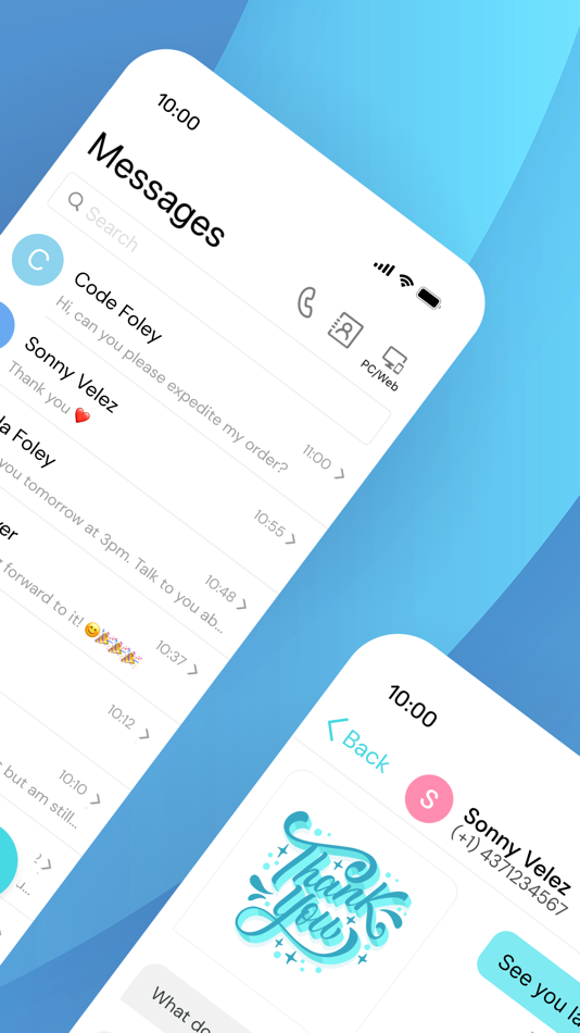 #2. PingMe - Second Phone Number (iOS) 由: PingMe