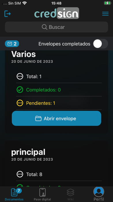 Screenshot 2 of CredSign App