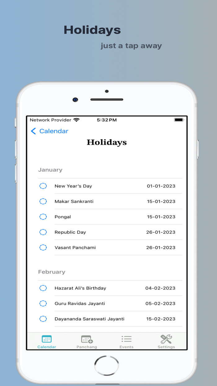 Calendar And Panchang
