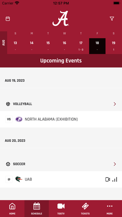 Alabama Crimson Tide Screenshot