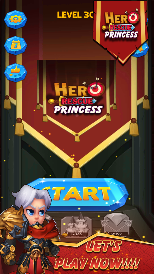 #1. Hero Rescue - Pull Pin Puzzle (iOS) Podle: Le Thi Thuy