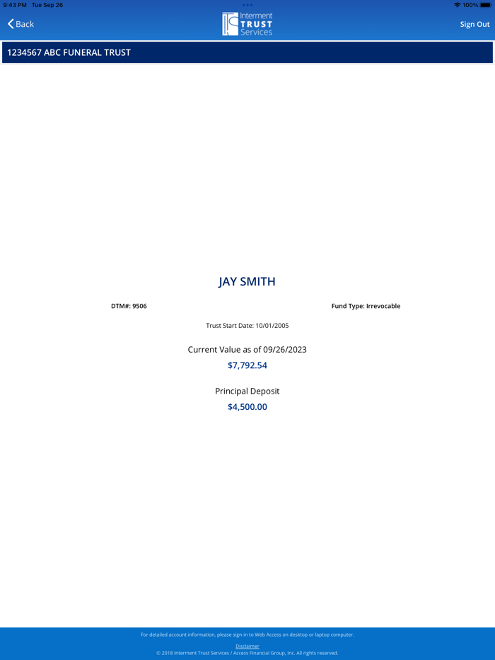 Quick Access from ITS