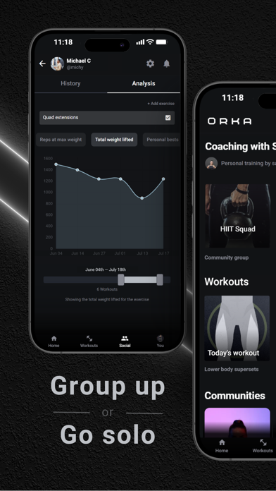 ORKA Fitness Screenshot
