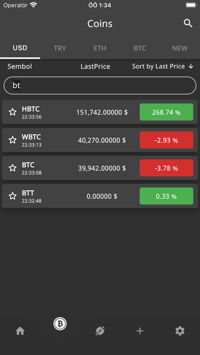 Crypto Alarm Screenshot