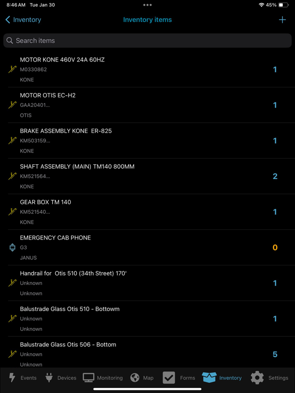 REMS CloudMonitoring iPad screenshot 9 - Business app