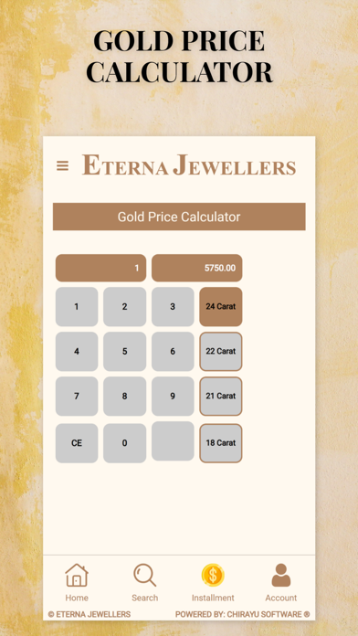 Eterna Jewellers Screenshot