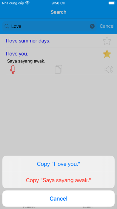 Learn Malay Phrases Offline Screenshot