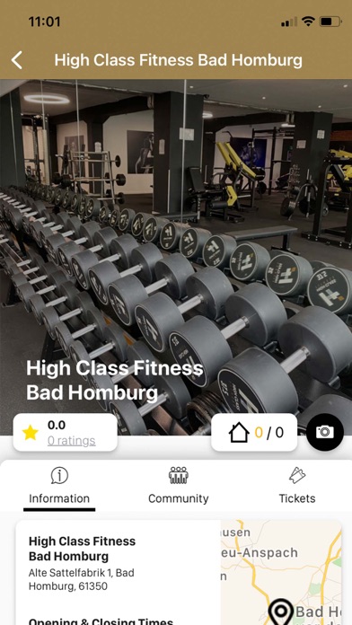 High-Class Fitness Screenshot