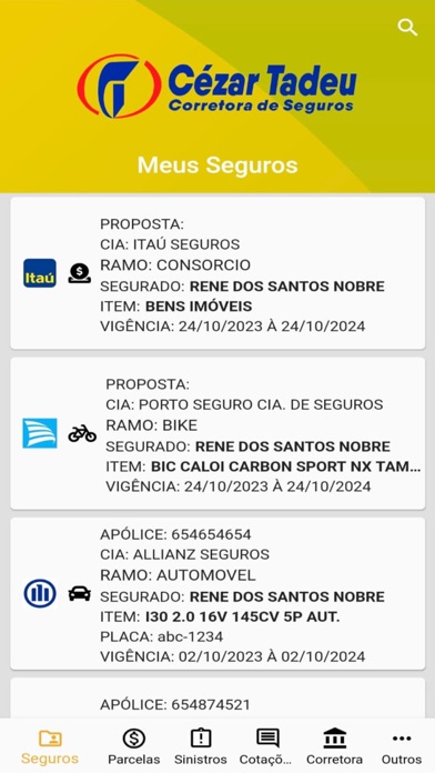 Screenshot #2 pour Cézar Tadeu Seguros