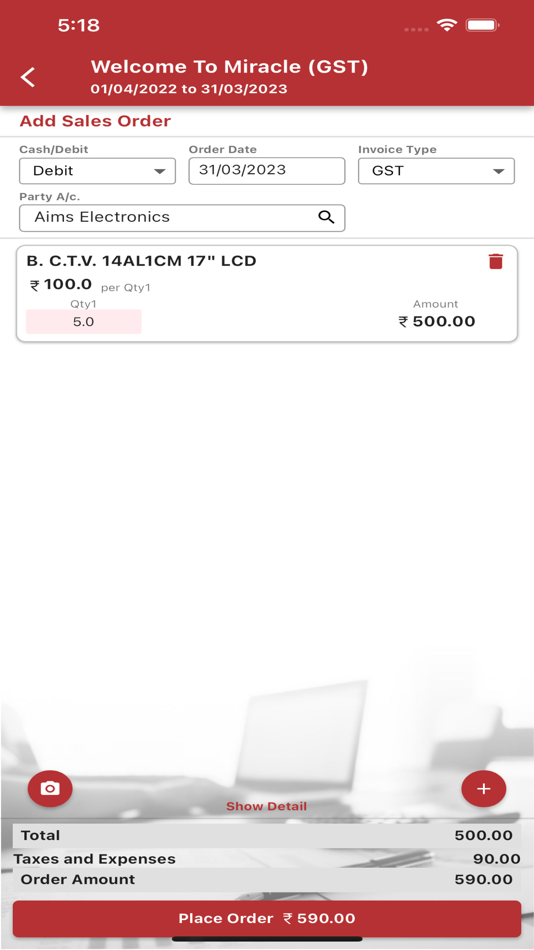 #4. Miracle Order (iOS) Podle: RKIT SOFTWARE PRIVATE LIMITED