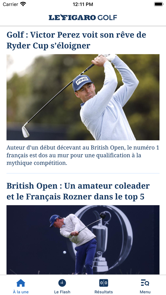 Figaro Golf : Actualités Golf - 6.2.1 - (iOS)